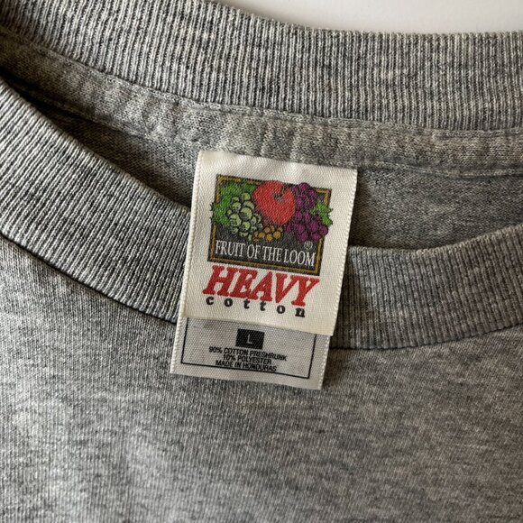 Vintage New York T Shirt Adult Gray Medium M Embroidered Tee - Picture 11 of 11